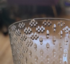 littala «Tundra» Tumblers by Oiva Toikka, Vintage, Finland, 1970, Set of 2