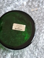 ​Vintage Bonomi Italy MCM Green Glass – Little Wonder Horse Racing Gold Leaf 22K
