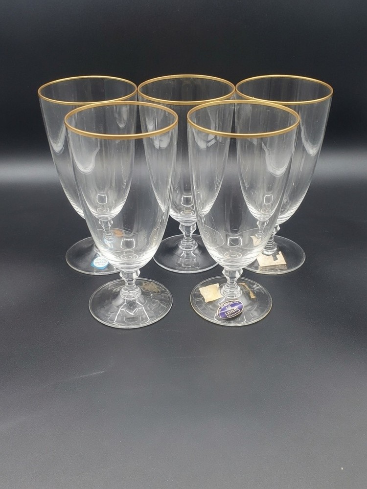 Set of 5 Lenox Crystal Mansfield Iced Teas LK