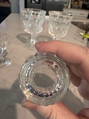 Set of 4 Mismatched Glasses and Spirits Measure Glass Barware