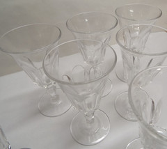 HEISEY Colonial Clear Cordial Glasses – VINTAGE 6 Undamaged and 1 Chip on Foot