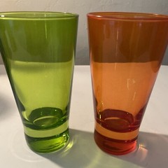 Two Assorted Highball Glass Tumblers