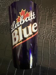 Libbey Labatt Blue Cobalt Glass Glasses Beer Tumbler 5 7/8″ (s1)