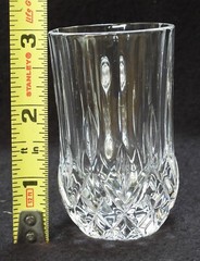 LOT of 2 Vintage Royal Crystal Rock RCR «Opera» Demitasse Cup Shot Glass