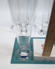 X6 Marquis by Waterford Crystal Pilsners Beer Glasses 9 1/4″