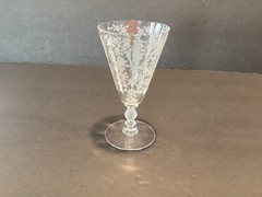 Cambridge Glass Diane #3122 5 1/4″ Footed Juice Tumbler (8 available)