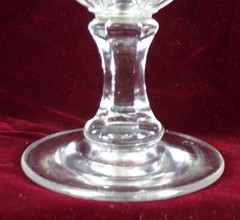 EAPG Bigler Goblet Flint Glass Various Makers 1840s-1870s Antique #72