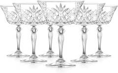 Elegant Champagne Coupe Glasses – Set of 6 for Wine & Desserts