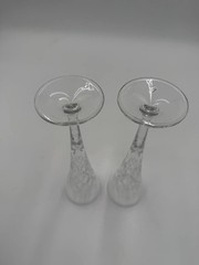 Set of 2 Lenox Irish Spring MacKenna Flute Glasses. Irish Cut Crystal-New In Box
