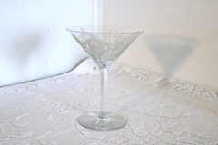TIFFIN HEISEY SHAWL DANCER Water Goblets & Tall Sherbet / Champagne Glasses