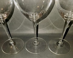 3 RIEDEL Wine Glasses, Crystal, 8 1/8″ x 2.5″ 12oz, AUSTRIA Excellent Condition