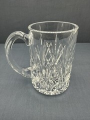 WATERFORD Marquis BROOKSIDE Clear Cut Crystal 5 3/4″ BEER GLASS MUG