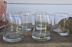 Set 5 Libbey BRAVURA Double Old Fashioned Rocks Glasses 12 oz Weighted Bottoms