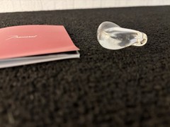 Clear Pebble Pendant Without Cord In Baccarat Crystal