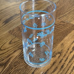 Vintage Corelle Drinking Glasses Subtle Blue Set of 3