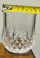 Set of 2 Cristal d’Arques Crystal Longchamp Whiskey Glasses 3.75” H Discontinued