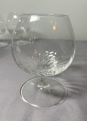 6 Vintage Radiance Grand Liqueur Cognac Glasses 7.5 Ounces