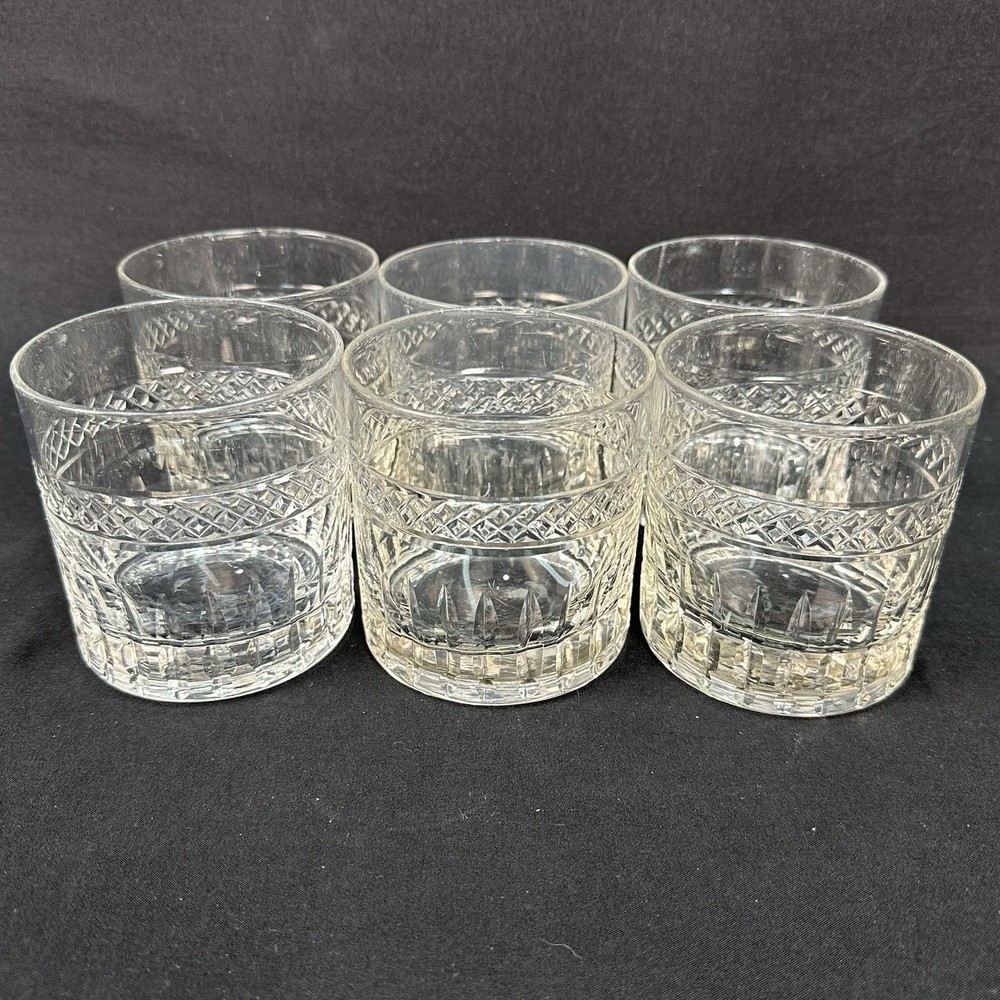 Imperial Glass-Ohio ‘Exeter’ 3 1/2” Old Fashioned Glass, Vintage, Set of 6