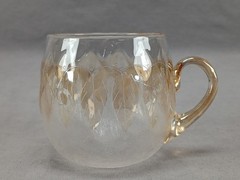 EAPG New England Glass Pomona Acanthus Leaf Punch Cup Circa 1885-1887