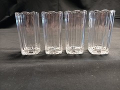 Alexandria Set Of 4 Crystal Clear 3oz. Taster Shots