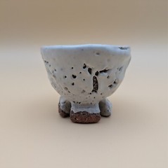 sake cup　”GUINOMI　HAGI-YAKI”　white01