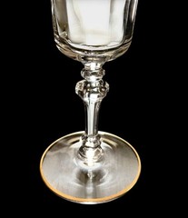2 Vintage Tiffin Franciscan Minton Optic 7-5/8” Wine Water Goblets Glasses