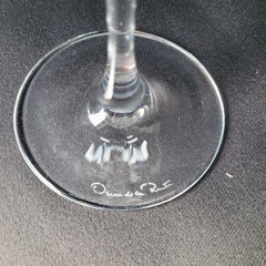 Oscar de la Renta TUXEDO Martini Glasses Gold Rim – Set of 4
