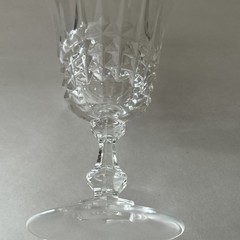 3 Cristal d’Arques Tuileries Villandry Crystal 8 Ounce Water Goblets 6 1/8″