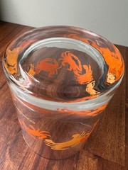 Nancy Hammond Editions Crab Glass Tumbler Shades of Orange Eastern Shore Beach