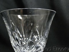 Gorham Cherrywood, Fan & Criss-Cross Cuts: Water or Wine Goblet (s), 6 7/8″ Tall