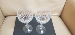 Cristallerie Zwiesel Germany Set of 2 Crystal Echt Bleikristall Wine Glasses