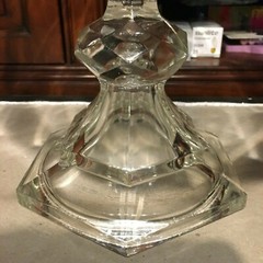 Duncan Miller Monticello or Tiffin #320 Large 3 Piece Epergne Clear 14 1/2″ Tall