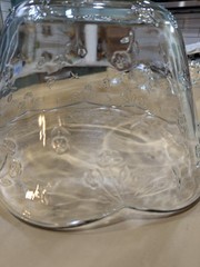 Anchor Hocking Savannah Glass Punch Bowl Set 7qt Bowl 8 Cups & Ladle Clear