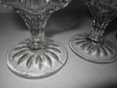 Vintage CRISTAL D’ ARQUES Crystal Champagne Flutes 5 1/2 » Set Of 3 FRANCE