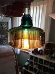 Beautiful Hand Blown Art Glass Signed by Artist Margrarita Glass Barware