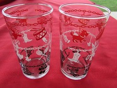 Set of 2 Vintage Libbey Children’s Tumblers – Glasses – Cute!!!