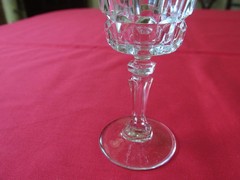 Set of 6 Cristal D’Arques France CHANTELLE Cut Crystal Cordial Glasses 4 3/8″