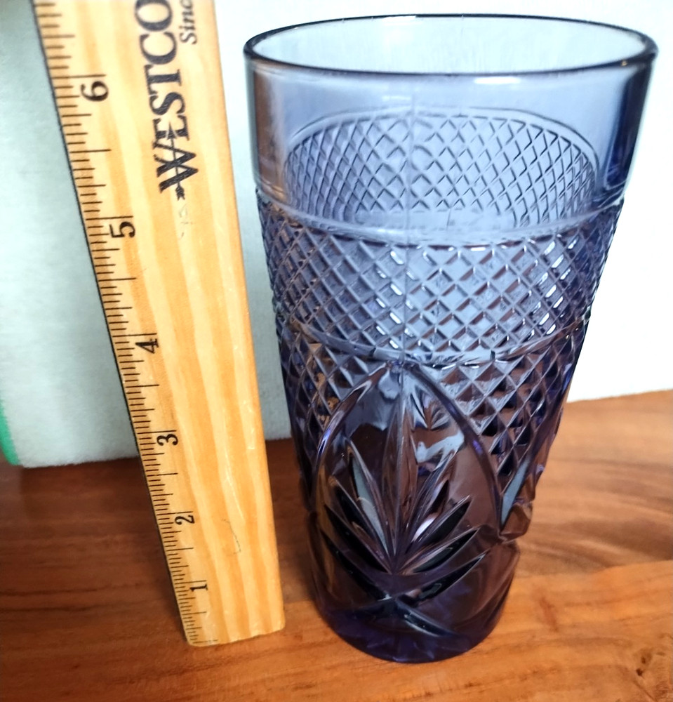 Amethyst Cristal D’Arques Durand Cooler Glass Tumblers 6.25” France – 1 PC ONLY