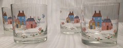 VTG Heartland On-the-rocks Tumbler Glasses by International 3.5” Set of 4