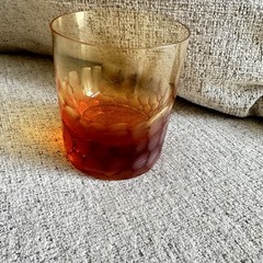 Moser Pebbles Topaz Double Old Fashioned DOF Tumbler 12.5 oz