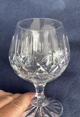 Imperial Crystal Clara Brandy Snifter Star Base 4 7/8″