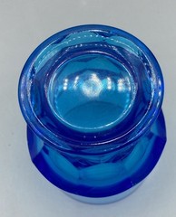 Viking Glass Georgian Blue Tumbler Vintage Drinking Glasses