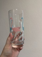 Pair Of Vintage Libby Flamingo Glasses