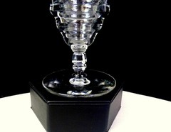 Libbey Rock Sharpe Crystal Halifax Floral Set Of Three 6 3/8″ Iced Teas 1940-60s