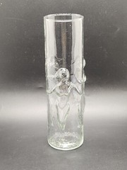 Vintage La Femme 3D Naked Nude Lady Woman Drinking Glass Decor 9″ Tall