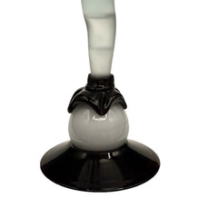 2000 Don Pablo Deep Purple & White Blown Glass Martgarita Art Glass