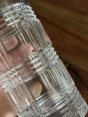2 Ralph Lauren Glen Plaid Highball 12oz Glasses