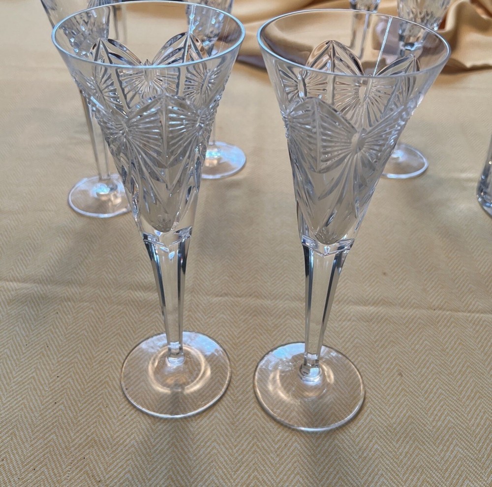 Waterford 68362305 Toasting Flutes – Clear Set Of 12 With Bottle Coaster
