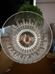 Vintage Waterford Lismore Diamond Lead Crystal White Wine Glass