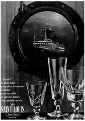 Saint Louis Jersey Water Glass Crystal Size Ocean Liner France